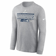 2025 NFC Champions Locker Room Trophy Collection Long Sleeve T-Shirt - Seattle Seahawks