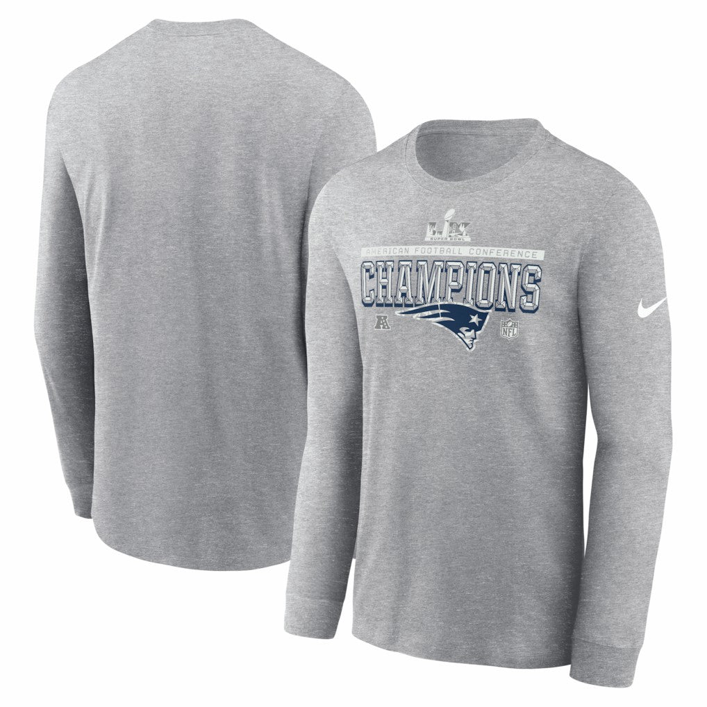 2025 AFC Champions Locker Room Trophy Collection Long Sleeve T-Shirt - New England Patriots