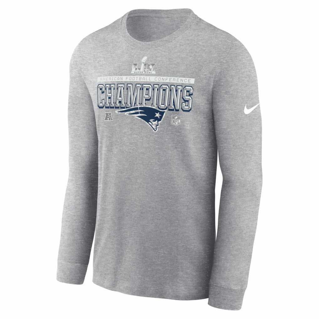 2025 AFC Champions Locker Room Trophy Collection Long Sleeve T-Shirt - New England Patriots