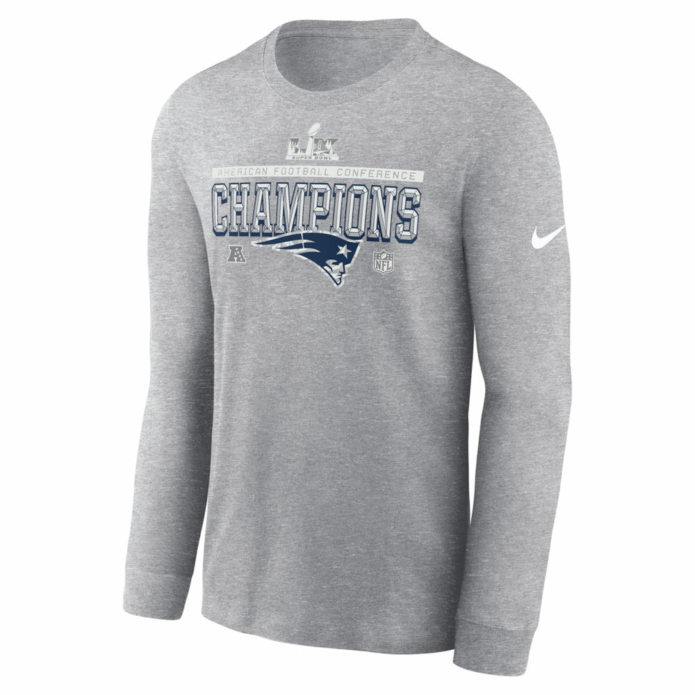 2025 AFC Champions Locker Room Trophy Collection Long Sleeve T-Shirt - New England Patriots