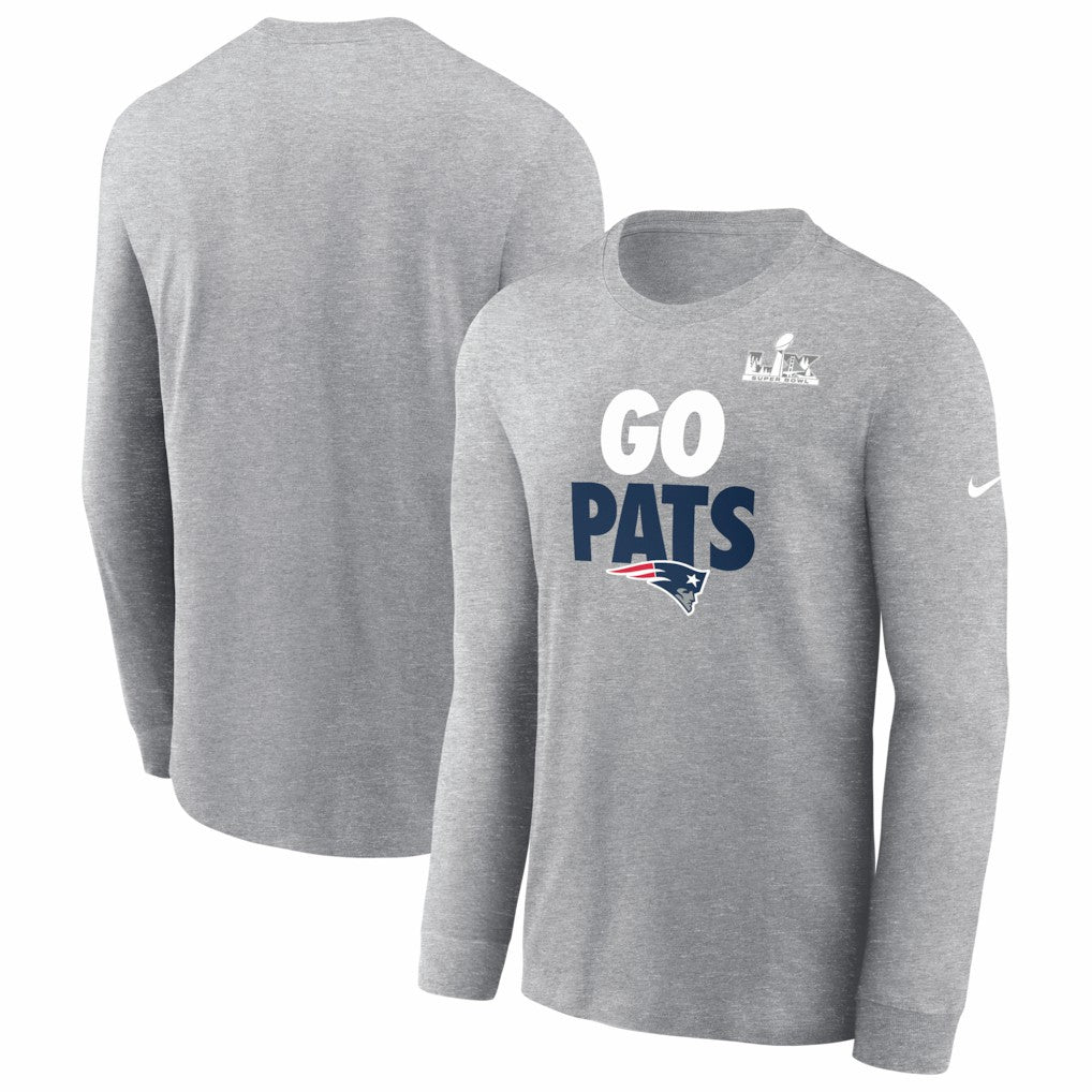 Super Bowl LX Fast As Fast Gets Long Sleeve T-Shirt - New England Patriots