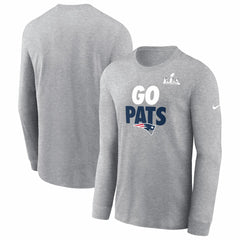 Super Bowl LX Fast As Fast Gets Long Sleeve T-Shirt - New England Patriots