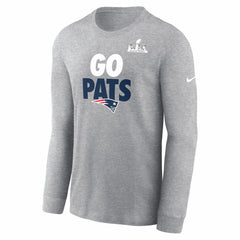 Super Bowl LX Fast As Fast Gets Long Sleeve T-Shirt - New England Patriots