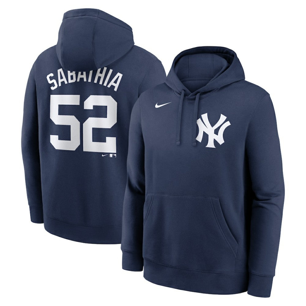 MLB CC Sabathia New York Yankees Nike Retired Player Name & Number Club Pullover Hoodie