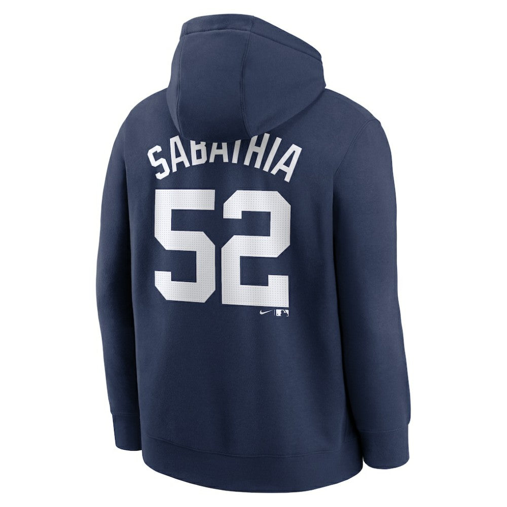 MLB CC Sabathia New York Yankees Nike Retired Player Name & Number Club Pullover Hoodie