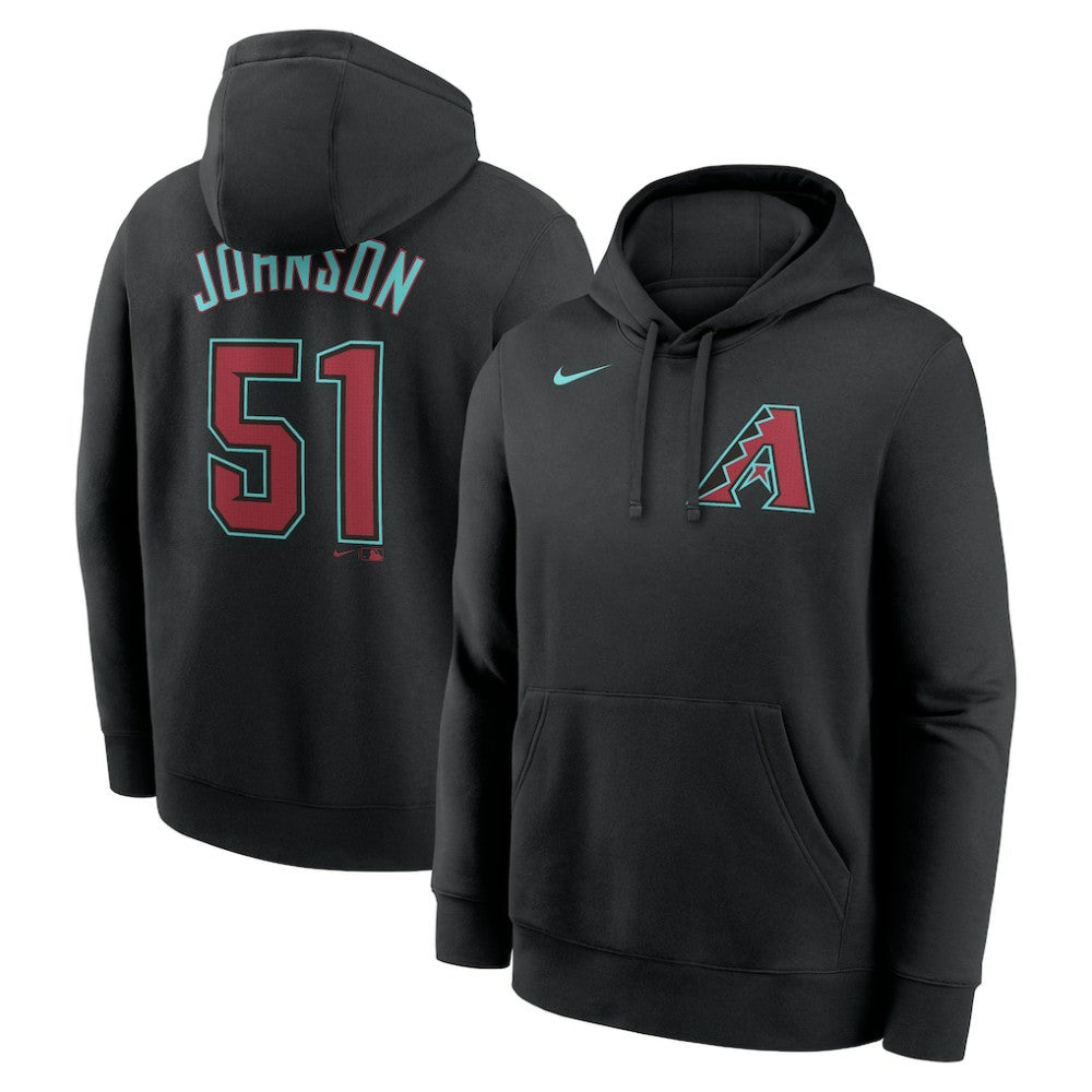 MLB Randy Johnson Arizona Diamondbacks Nike Player Name & Number Club Pullover Hoodie
