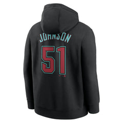 MLB Randy Johnson Arizona Diamondbacks Nike Player Name & Number Club Pullover Hoodie