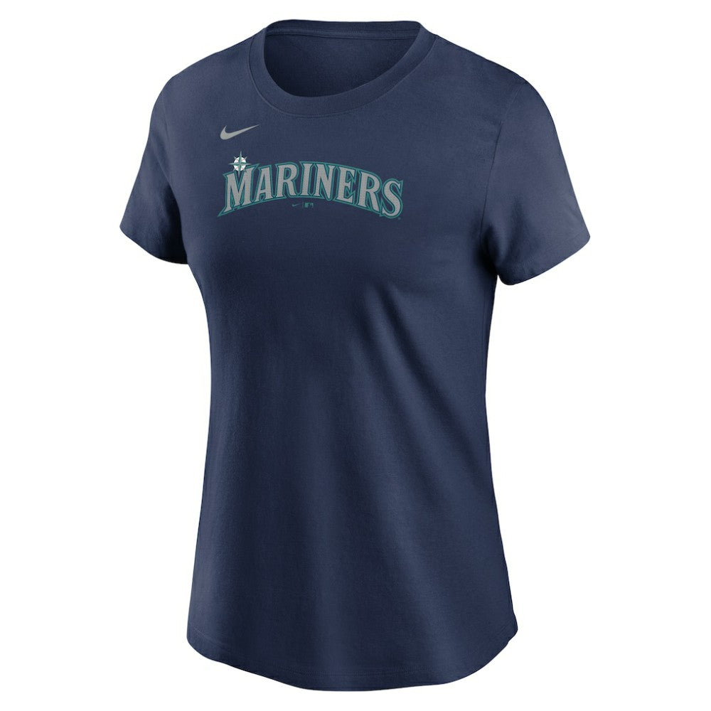 MLB Cal Raleigh Seattle Mariners Nike Women's Cooperstown Collection Fuse Name & Number T-Shirt