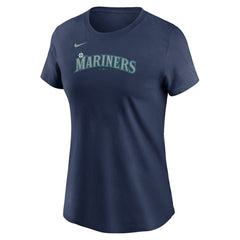MLB Cal Raleigh Seattle Mariners Nike Women's Cooperstown Collection Fuse Name & Number T-Shirt