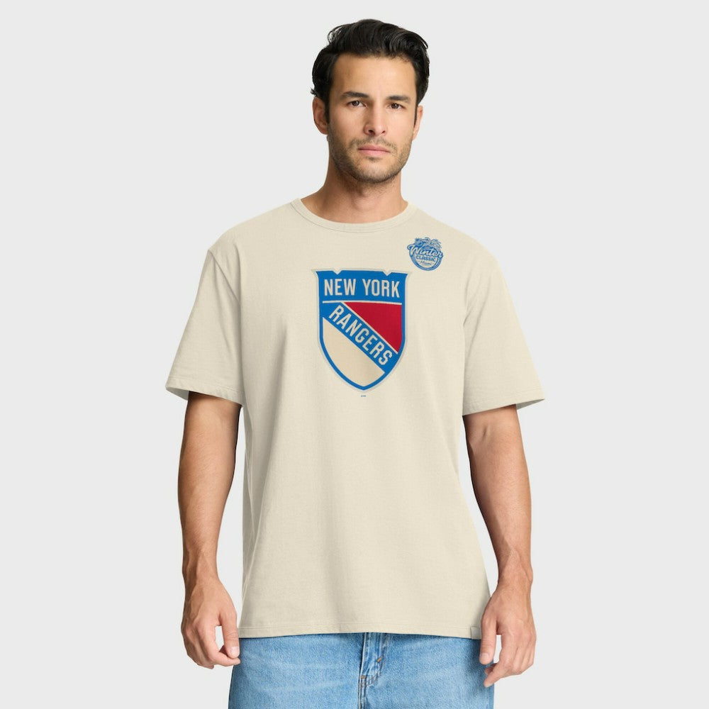 NHL Cream New York Rangers Fanatics 2026 NHL Winter Classic T-Shirt