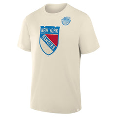 NHL Cream New York Rangers Fanatics 2026 NHL Winter Classic T-Shirt