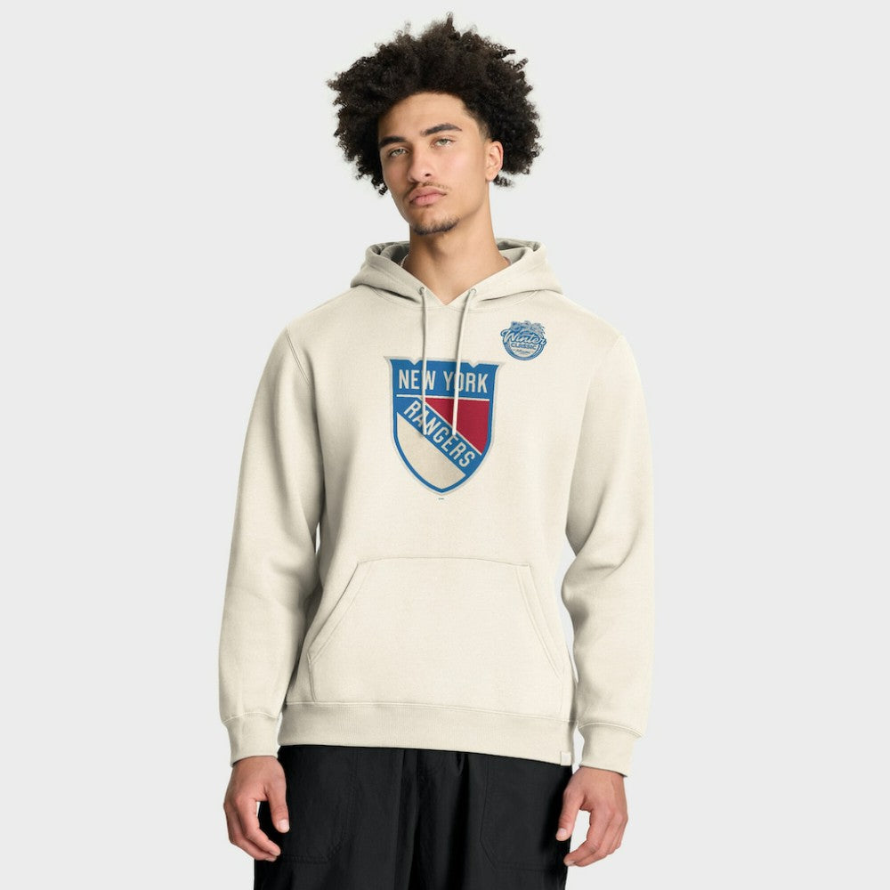 NHL Cream New York Rangers Fanatics 2026 NHL Winter Classic Pullover Hoodie