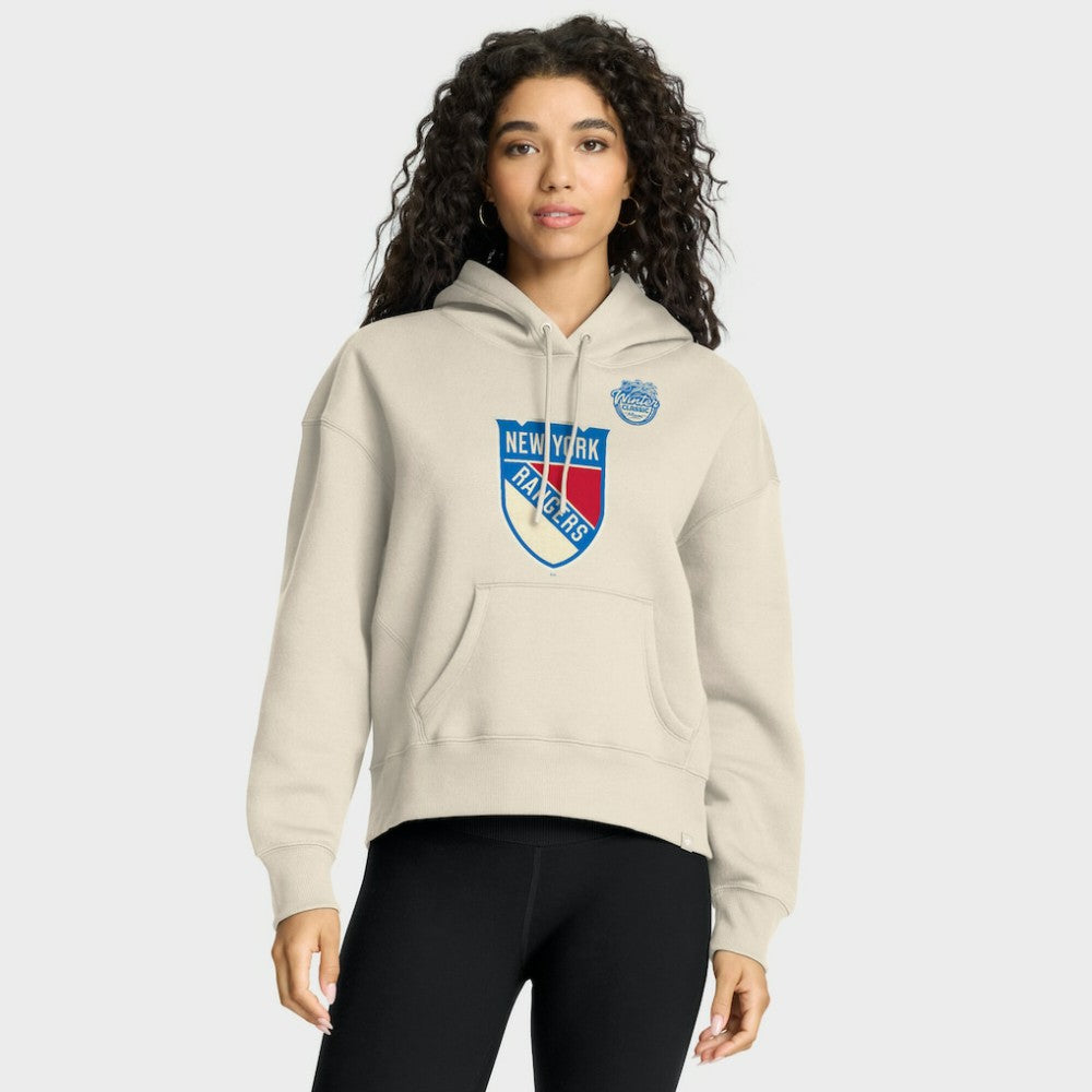 NHL Cream New York Rangers Fanatics Women's 2026 NHL Winter Classic Hoodie