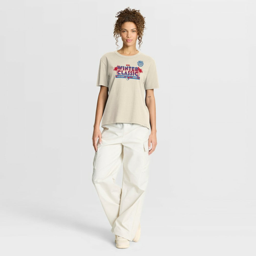 NHL Cream New York Rangers Fanatics Women's 2026 NHL Winter Classic T-Shirt