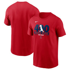 MLB Mike Trout Los Angeles Angels Nike 400 Career Home Runs T-Shirt