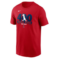 MLB Mike Trout Los Angeles Angels Nike 400 Career Home Runs T-Shirt