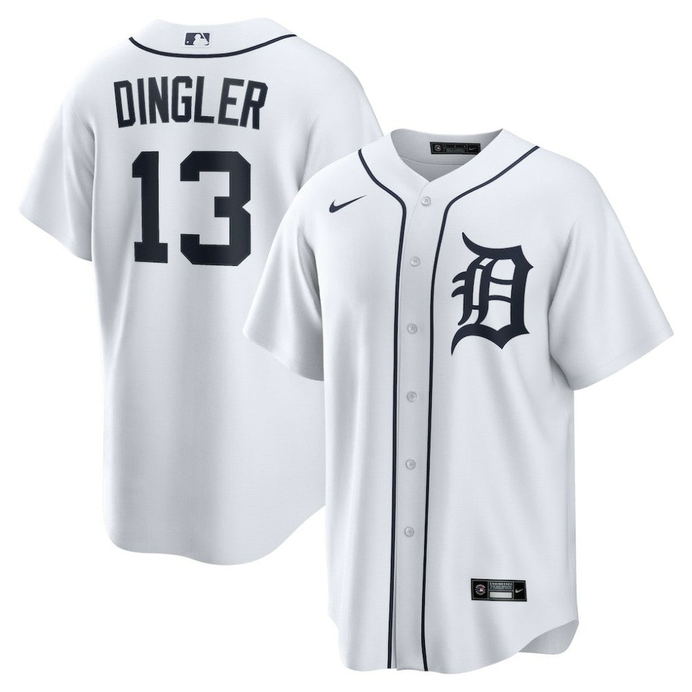 MLB Dillon Dingler Detroit Tigers Nike Home Replica Jersey