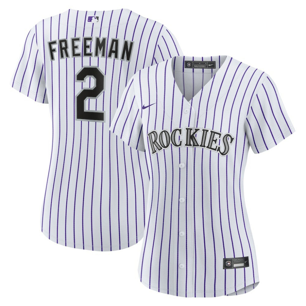 MLB Tyler Freeman Colorado Rockies Nike Women's Home Replica Jersey