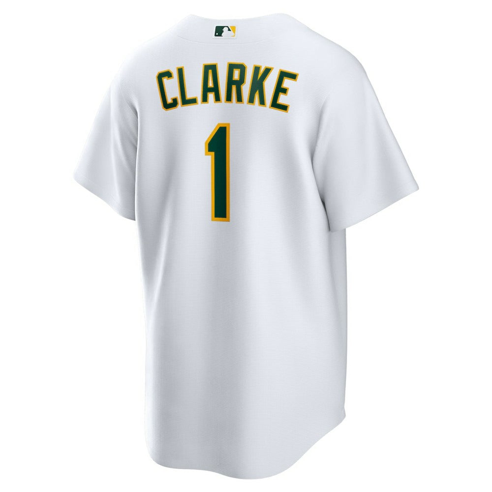 MLB Denzel Clarke Athletics Nike Home Replica Jersey