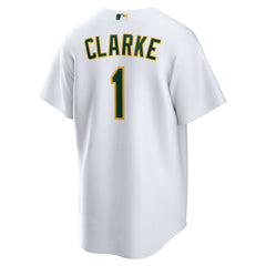 MLB Denzel Clarke Athletics Nike Home Replica Jersey