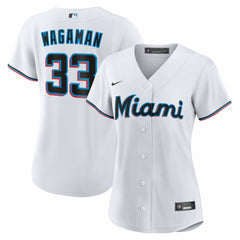 MLB Eric Wagaman Miami Marlins Nike Women's Home Replica Jersey