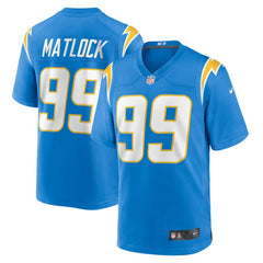 Scott Matlock  Team Game Jersey - Los Angeles Chargers