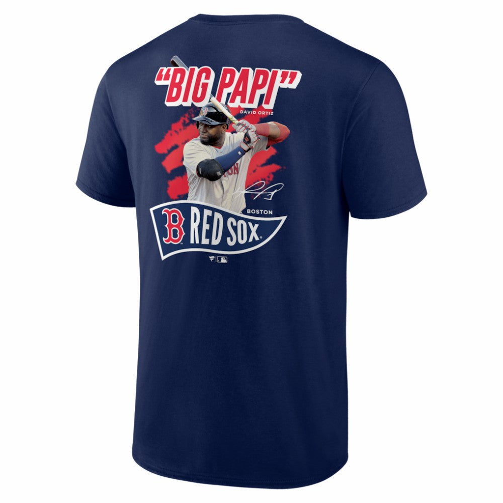 MLB David Ortiz Boston Red Sox Fanatics Retired Player Nickname Name & Number T-Shirt