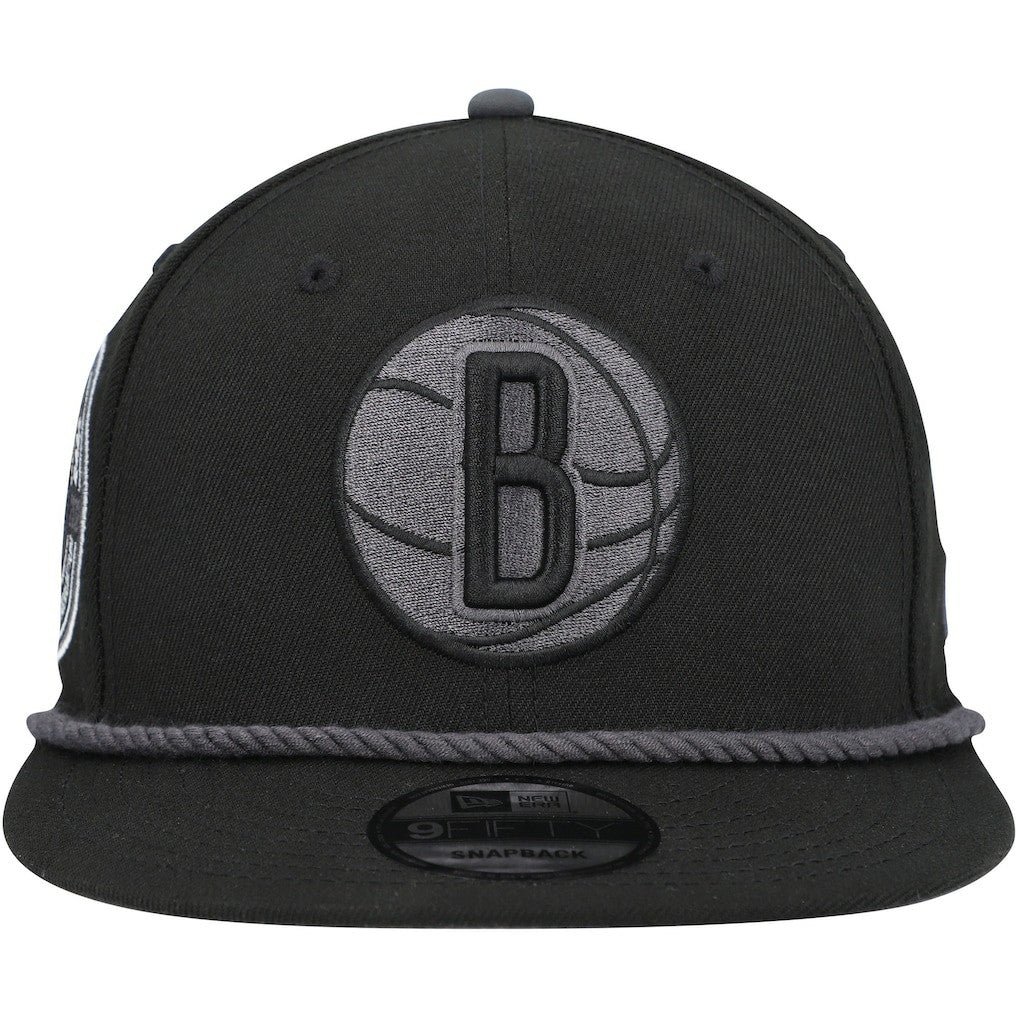 NBA Brooklyn Nets Back Laurels 9FIFTY Snapback Hat