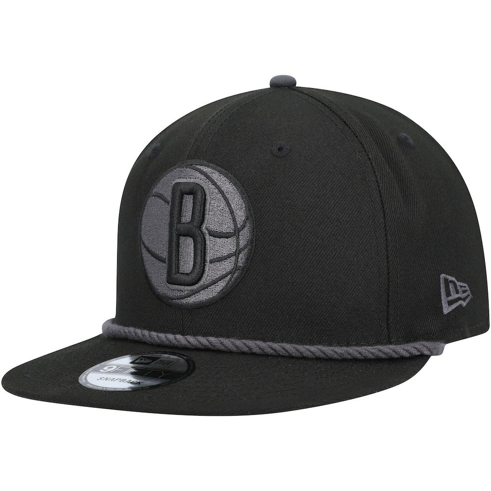 NBA Brooklyn Nets Back Laurels 9FIFTY Snapback Hat