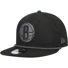 NBA Brooklyn Nets Back Laurels 9FIFTY Snapback Hat