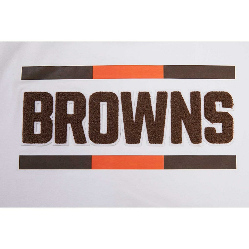 Pro Standard Women's New Helmet Capsule Cropped T-Shirt - Cleveland Browns