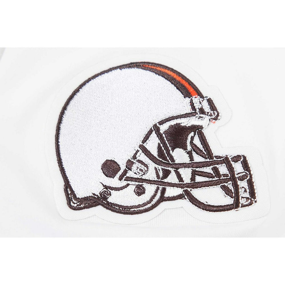 Pro Standard Women's New Helmet Capsule Cropped T-Shirt - Cleveland Browns