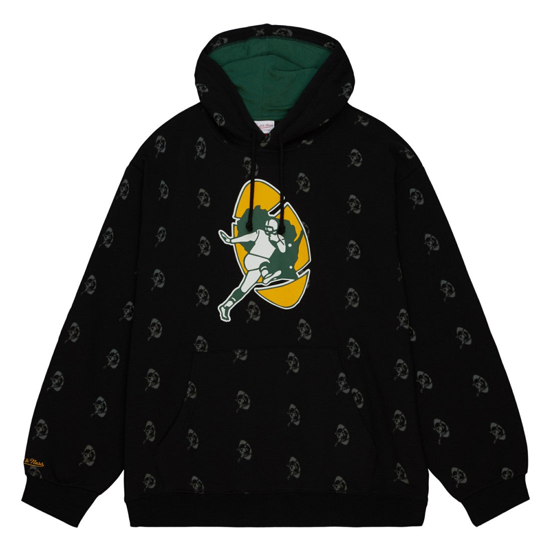Allover Print Fleece Pullover Hoodie - Green Bay Packers