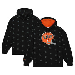 Allover Print Fleece Pullover Hoodie - Cincinnati Bengals