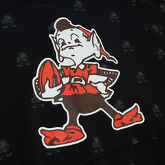 Allover Print Fleece Pullover Hoodie - Cleveland Browns