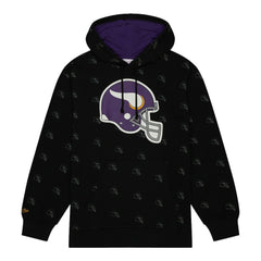 Allover Print Fleece Pullover Hoodie - Minnesota Vikings