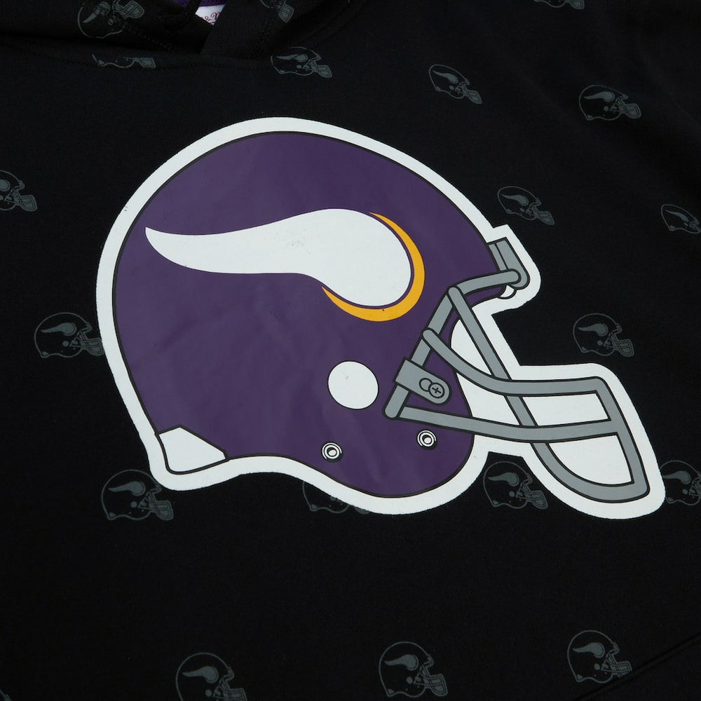 Allover Print Fleece Pullover Hoodie - Minnesota Vikings
