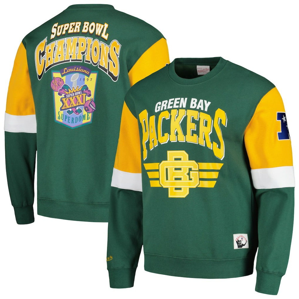 Gridiron Classics Allover 3.0 Pullover Sweatshirt - Green Bay Packers