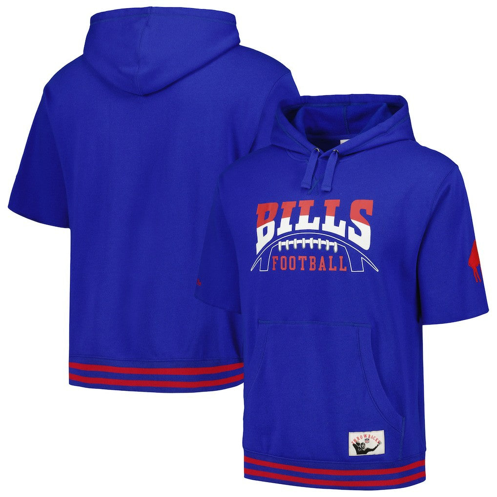 Pre-Game Short Sleeve Pullover Hoodie - Buffalo Bills