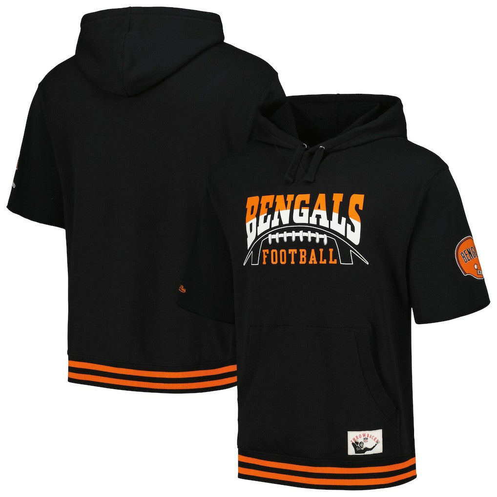 Pre-Game Short Sleeve Pullover Hoodie - Cincinnati Bengals