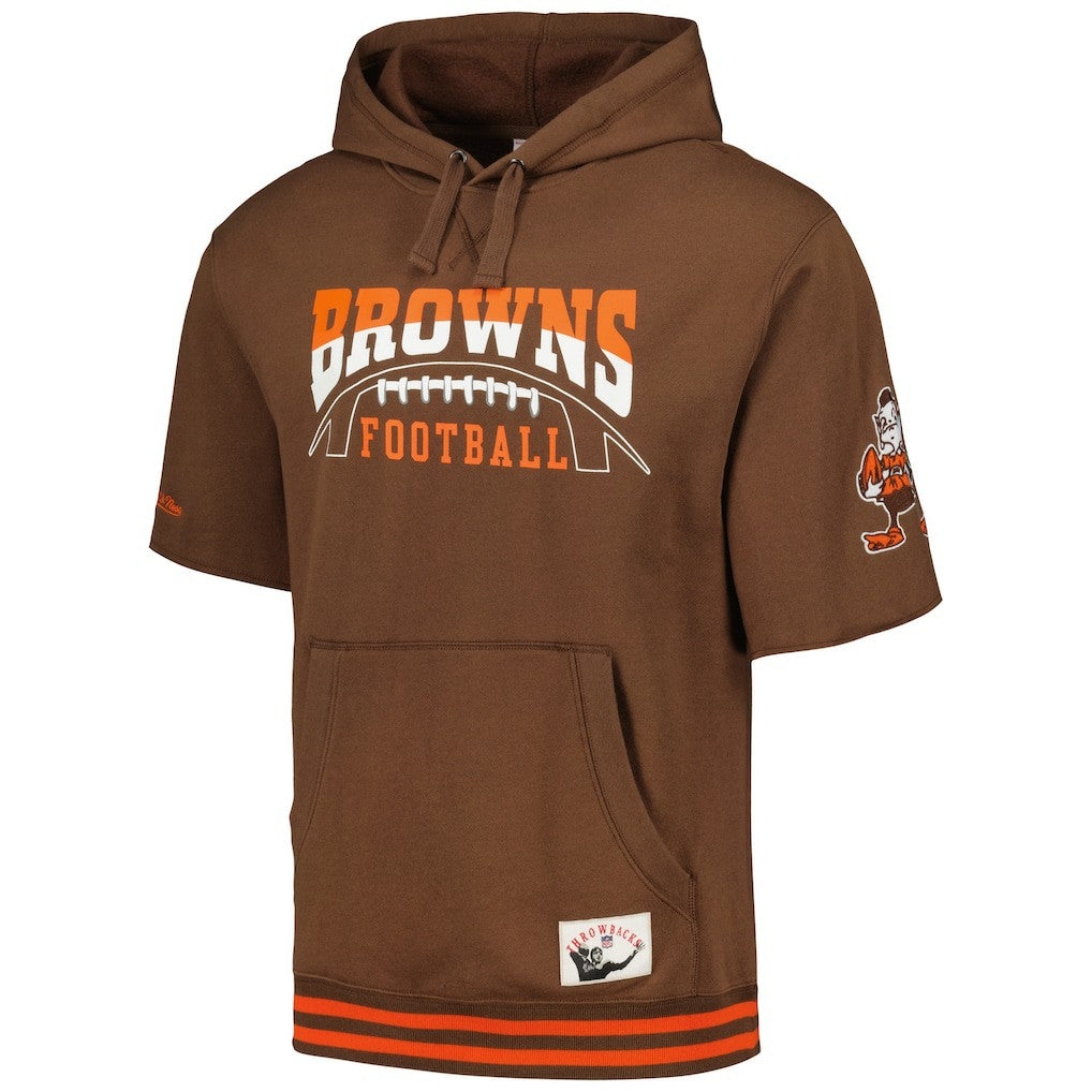 Pre-Game Short Sleeve Pullover Hoodie - Cleveland Browns