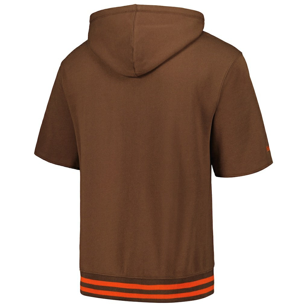 Pre-Game Short Sleeve Pullover Hoodie - Cleveland Browns