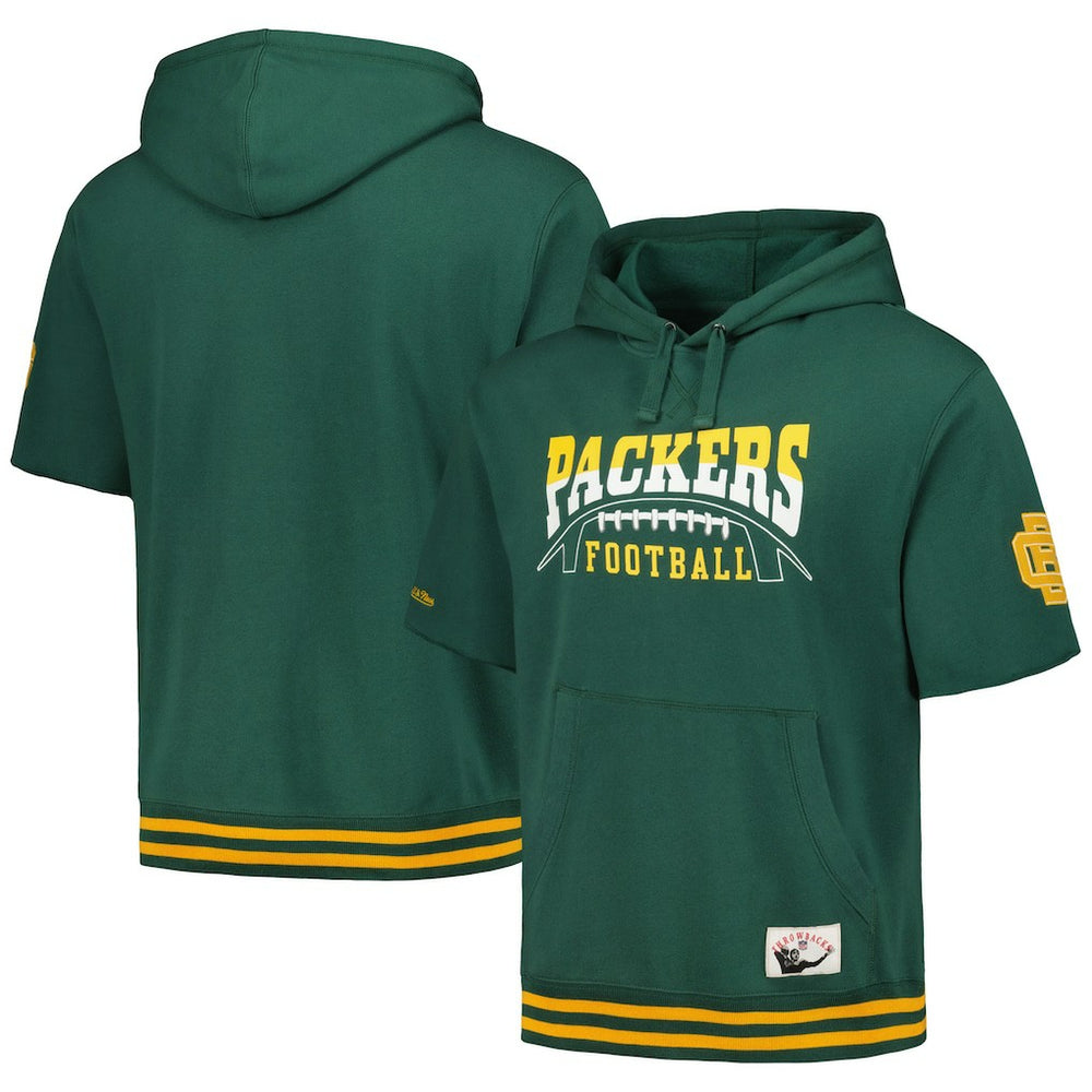 Pre-Game Short Sleeve Pullover Hoodie - Green Bay Packers