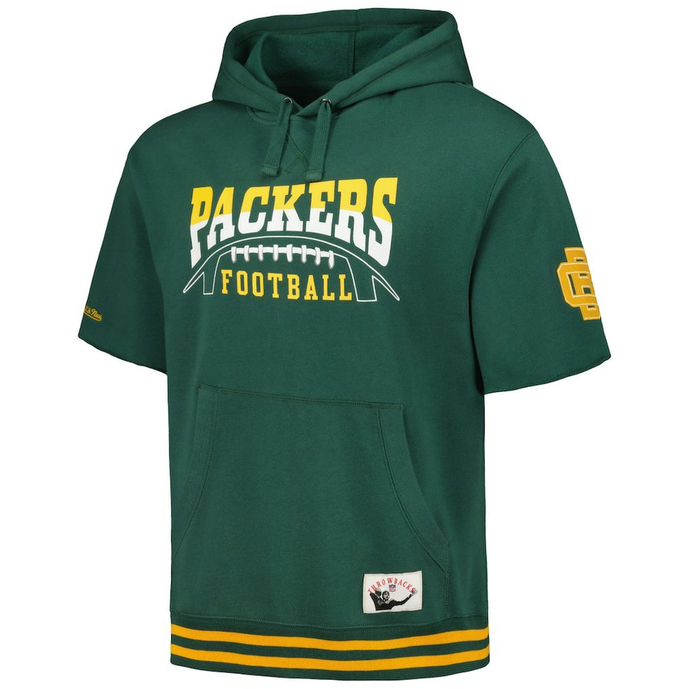 Pre-Game Short Sleeve Pullover Hoodie - Green Bay Packers