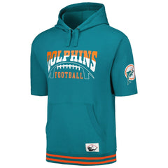 Pre-Game Short Sleeve Pullover Hoodie - Miami Dolphins