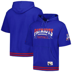 Pre-Game Short Sleeve Pullover Hoodie - New England Patriots
