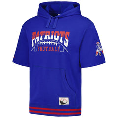 Pre-Game Short Sleeve Pullover Hoodie - New England Patriots