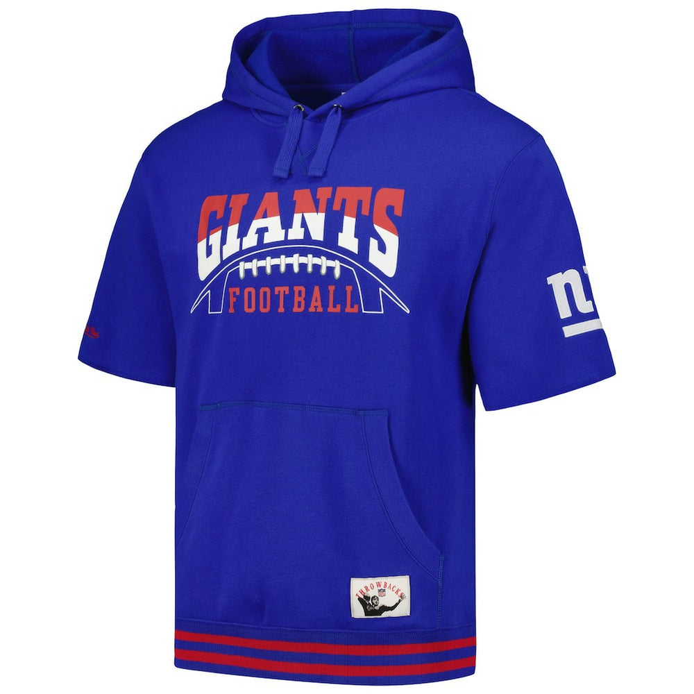 Pre-Game Short Sleeve Pullover Hoodie - New York Giants