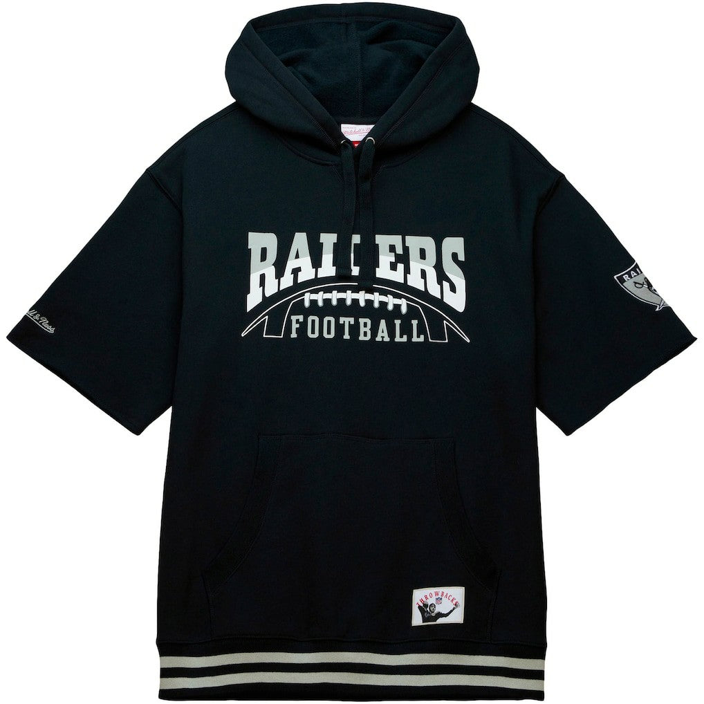Pre-Game Short Sleeve Pullover Hoodie - Las Vegas Raiders