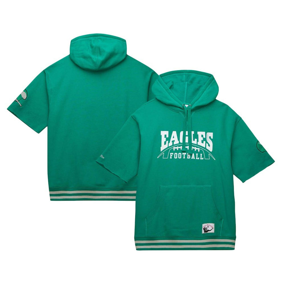 Pre-Game Short Sleeve Pullover Hoodie - Philadelphia Eagles